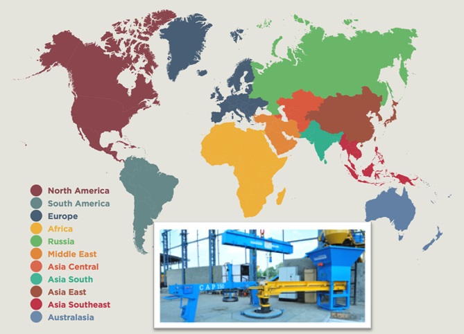 Concrete Pipe Machines in Different Continents